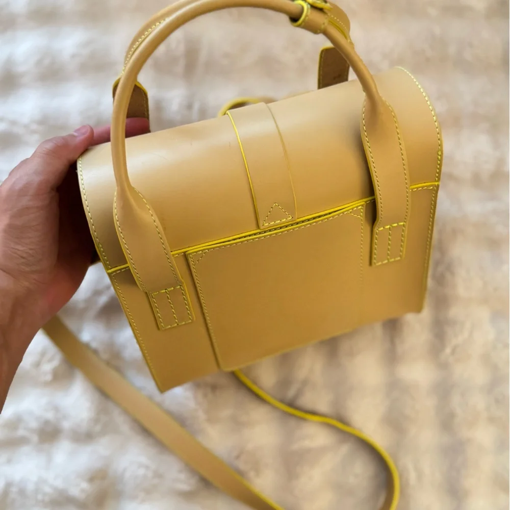 Tan Leather Shoulder Bag - Picture 3 of 5